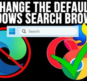 How to Change the Default Browser Used When Searching from the Windows Taskbar Search Box