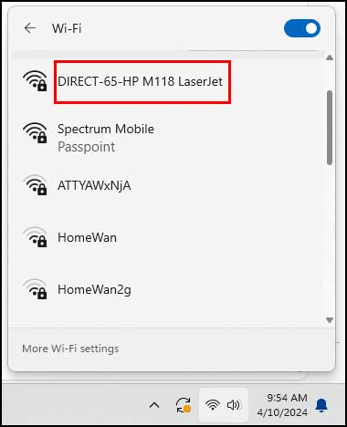 Windows Wi-Fi Connections