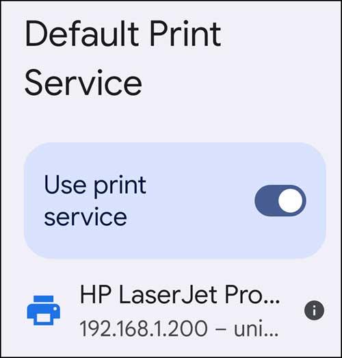 Print to HP printer from Android smartphone or tablet