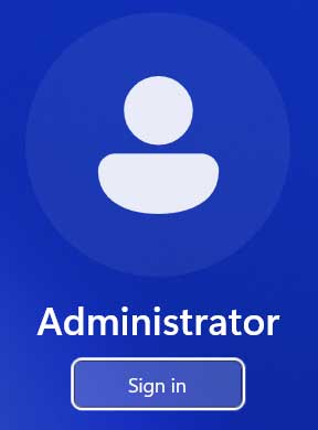 Log in with the Windows Built in Administrator Account