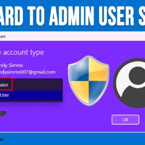 Switch a Standard Windows Account to an Admin Account Without Being a Local Administrator
