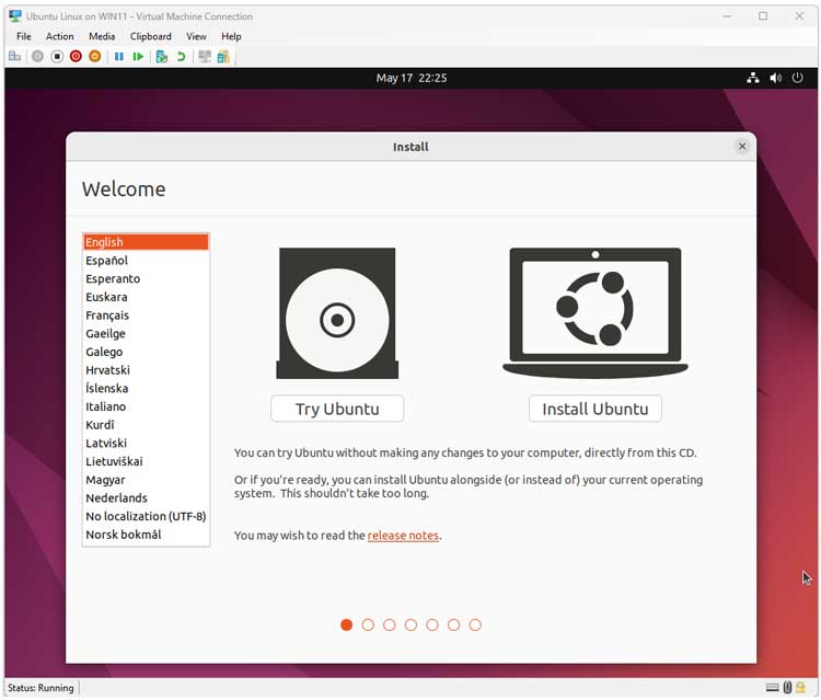 Try or Install Ubuntu Linux