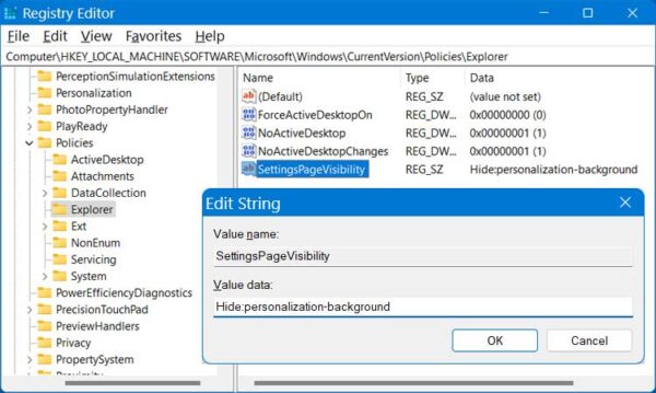 How to Show or Hide Specific Windows Settings - Online Computer Tips