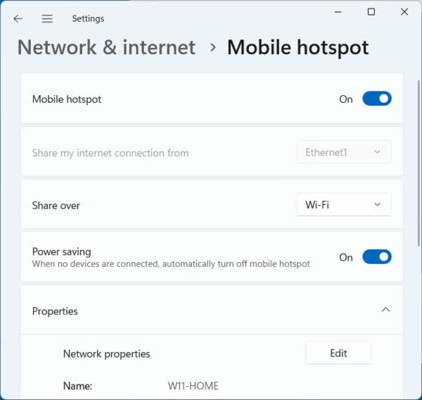 Prevent Your Windows Mobile Hotspot from Turning Itself Off Online