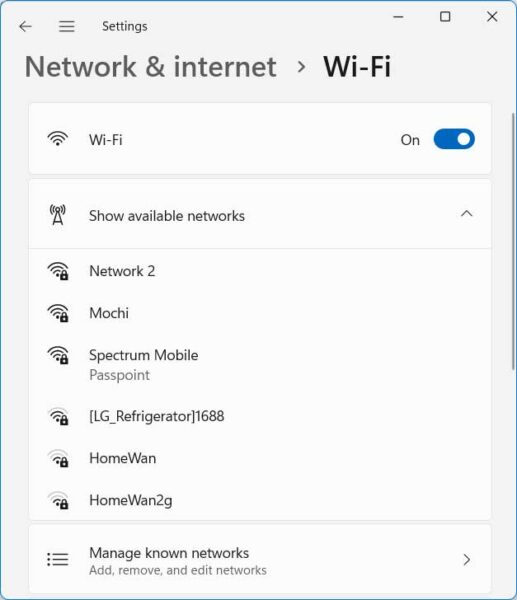 View Detailed Information About the Wireless (Wi-Fi) Connections in ...