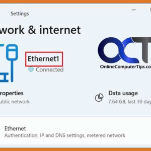 How to rename network connection in windows