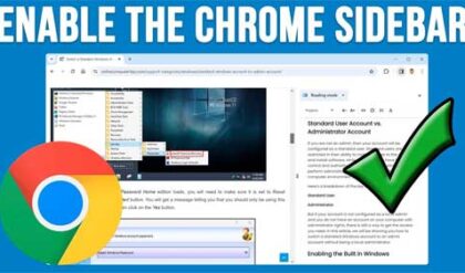 How to Enable the Google Chrome Side Panel Button