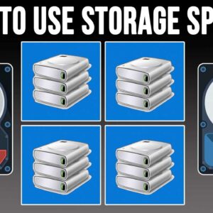How to use Windows Storage Spaces