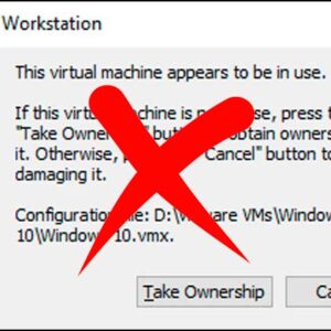 Fix the VMware Workstation The Virtual Machine Appears to Be in Use Error