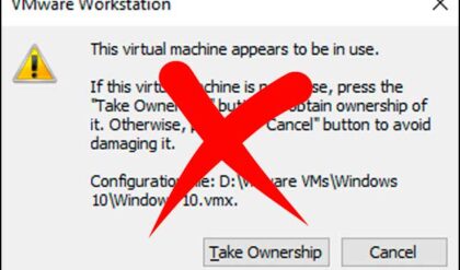 Fix the VMware Workstation The Virtual Machine Appears to Be in Use Error