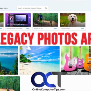Download & Install the Original Legacy Windows Photos & Video Editor App