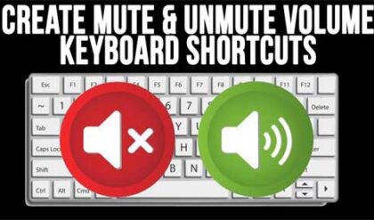 How to Create Mute and Unmute Volume Keyboard Shortcuts