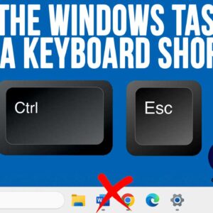 How to Hide the Windows Taskbar Using a Shortcut Key