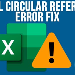 Fixing Microsoft Excel circular reference errors