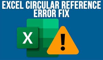 How to Fix the Microsoft Excel Circular References Formula Error