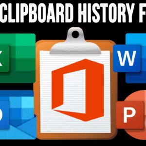 Using the Office clipboard history feature for Word, Excel, PowerPoint and Outlook