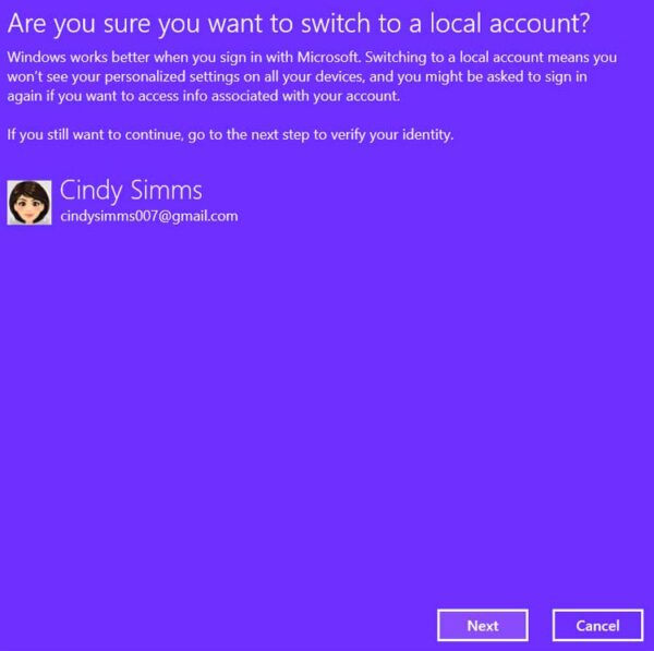 CONVERT TO LOCAL ACCOUNT WINDOWS 10 visual data 4