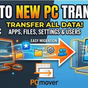 Migrate your data from your old computer to your new computer with LapLink PC Mover