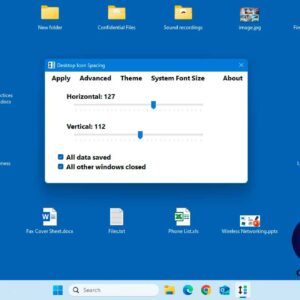 How to Quickly Adjust Your Horizontal and Vertical Desktop Icon Spacing in Windows