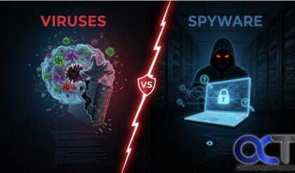 The differences between viruses and spyware