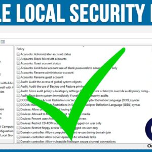 How to Enable the Local Security Policy Editor on Windows 11 Home Edition