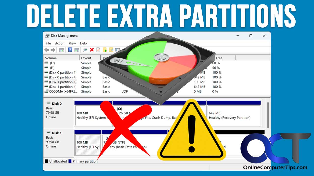 How to Delete Volumes or Partitions That Disk Management Can't Remove