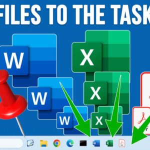 How to Pin Documents & Other Types of Personal Files to the Taskbar in Windows 11