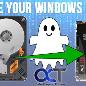 Cloning a hard drive using the Casper software