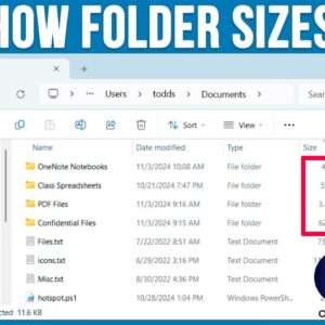 How to Make File Explorer Show Folder Sizes in Windows