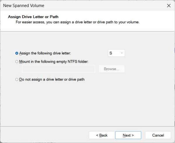 How to Create a Spanned or Striped Volume (RAID 0) in Windows 11