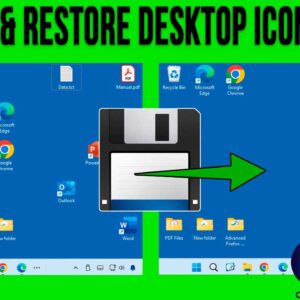 How to Back Up and Restore Your Windows Desktop Icon Layout