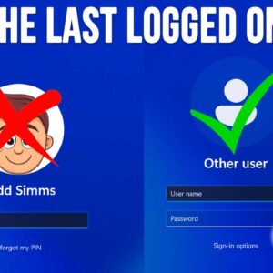 How to Hide the Last Logged on User Account in Windows