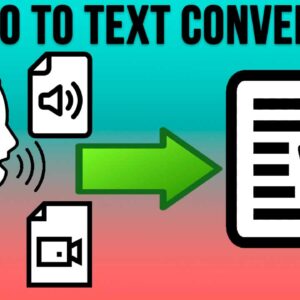 Convert your Voice, Audio and Video Files to Text for Free
