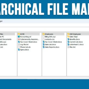 Get a Directory Level View of your Files and Folders with Hierarchical File Manager