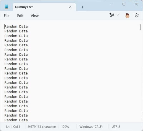 2 Ways to Create Dummy Test Files on Your PC - Online Computer Tips