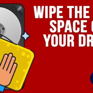 Wipe Free Disk Space in Windows Without Using Third Party Software