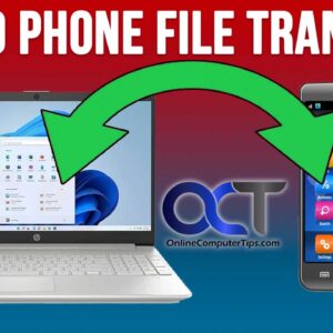 Copy files from computer to smartphone