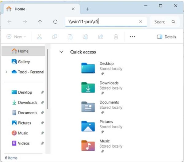 Access Hidden Windows 11 Admin Shares (Fix Access Denied)