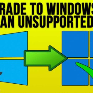 How to Bypass the Windows 11 Security Requirements When Upgrading your Computer from Windows 10