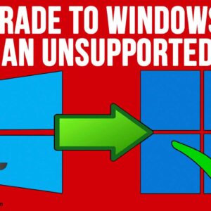 Bypass the Windows 11 Requirements When Upgrading your Computer from Windows 10