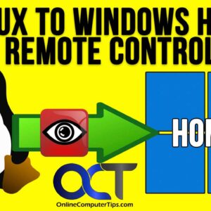Remmina Linux to Windows remote desktop