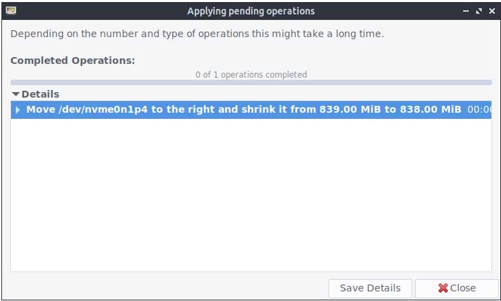 Move a Partition Out of the Way to Extend a Hard Drive Volume