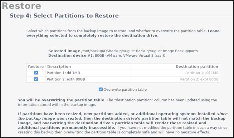 Create and Restore Linux OS System Image Backups for Free