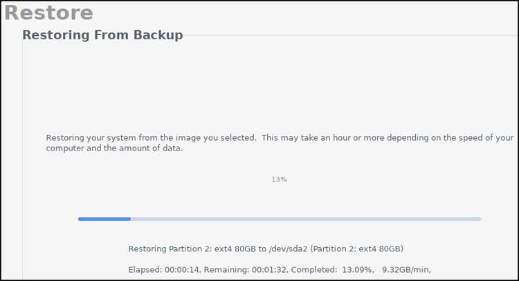 Create and Restore Linux OS System Image Backups for Free