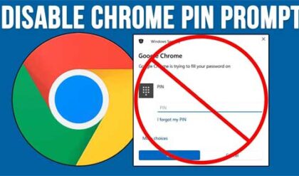 Disable the Windows Hello PIN Prompt when Using Saved Website Passwords in Chrome