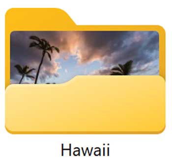 File Explorer large thumbnail view
