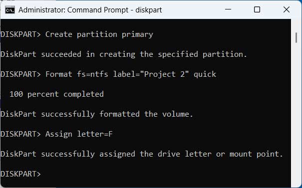 How to Configure a New Hard Drive Using the Windows DiskPart Command