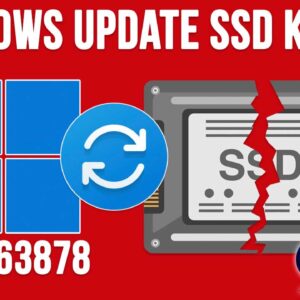 Windows 11 KB5063878 Update is Corrupting SSD Hard Drives