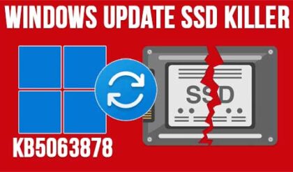 Windows 11 KB5063878 Update is Corrupting SSD Hard Drives