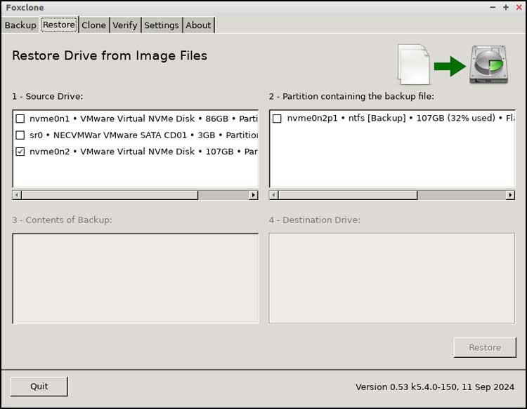 Create and Restore Windows System Image Backups for Free with Foxclone